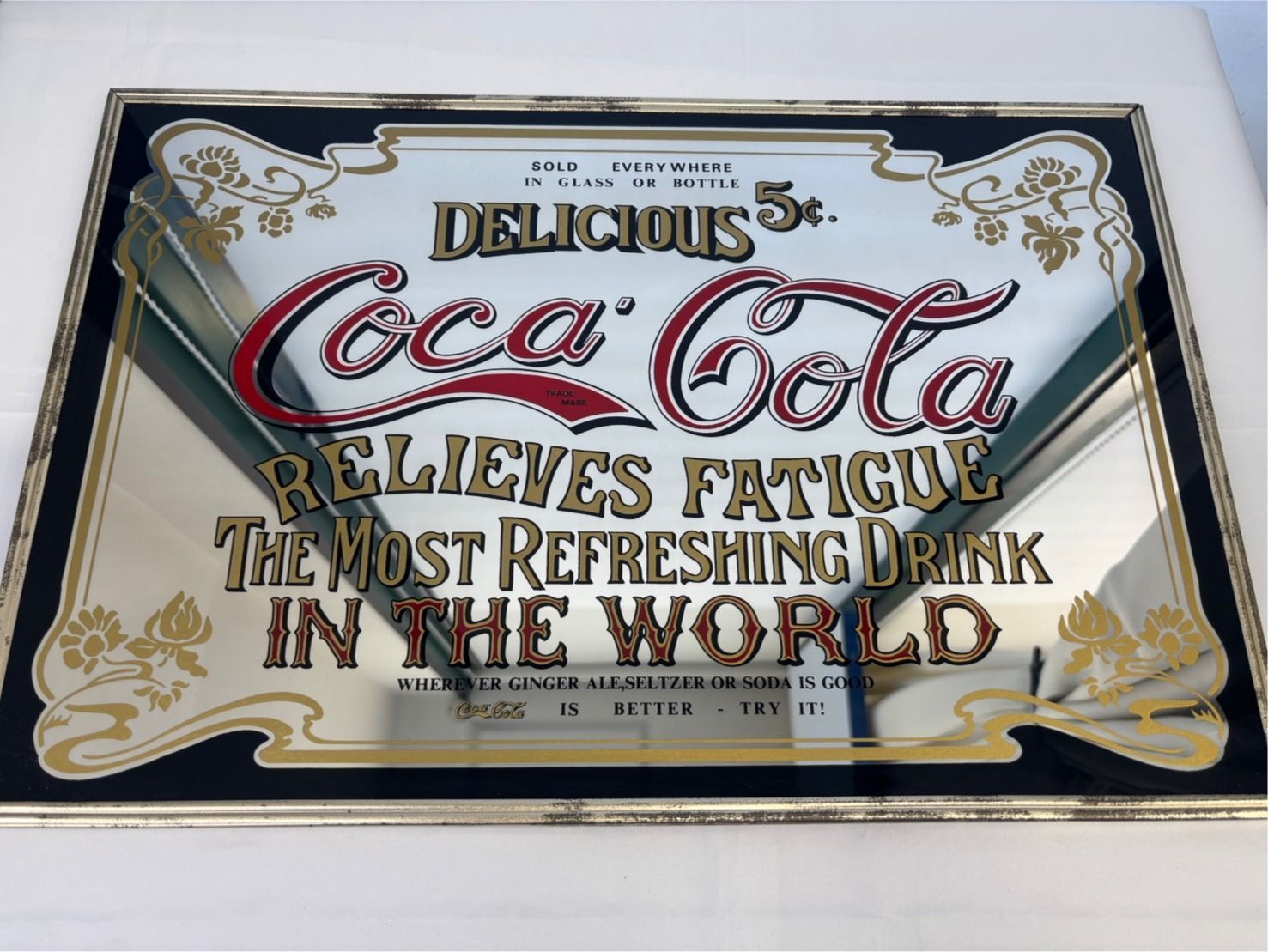 ◇コカ・コーラ雑貨 ヴィンテージ パブミラー レトロ Coca-Cola