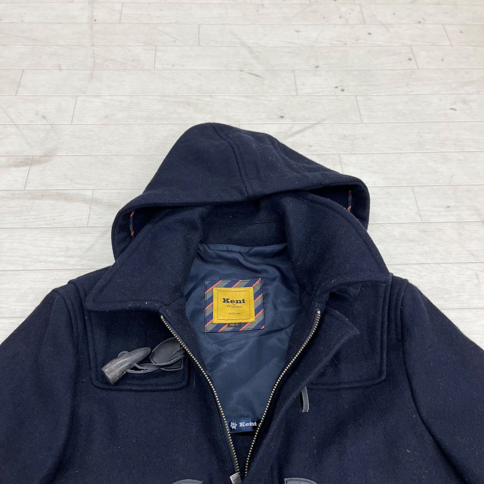 180◎ Kent ダッフル コート フルジップ ネイビー メンズS - メルカリ
