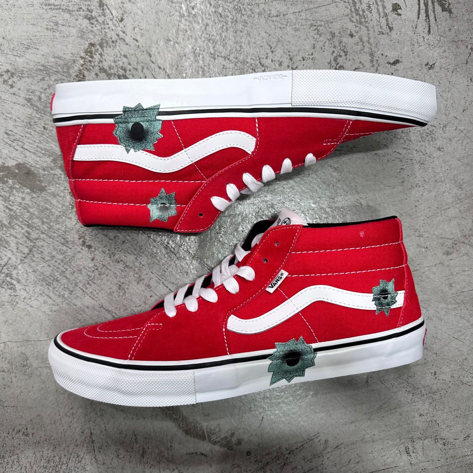 未使用品 Supreme Vans 25SS Nate Lowman Skate Grosso Mid ネイト