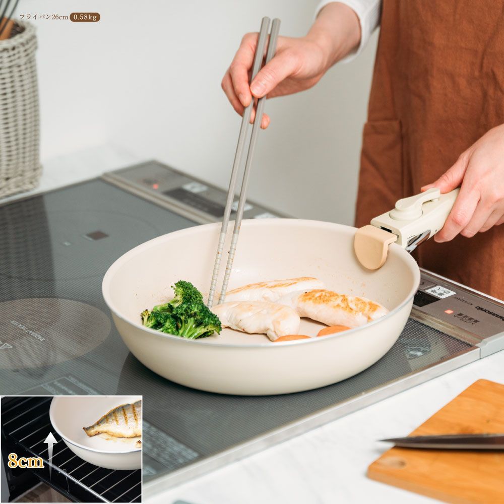 2023年製 IH対応 アムウェイ 大 中フライパン 大 中 小ソースパン @