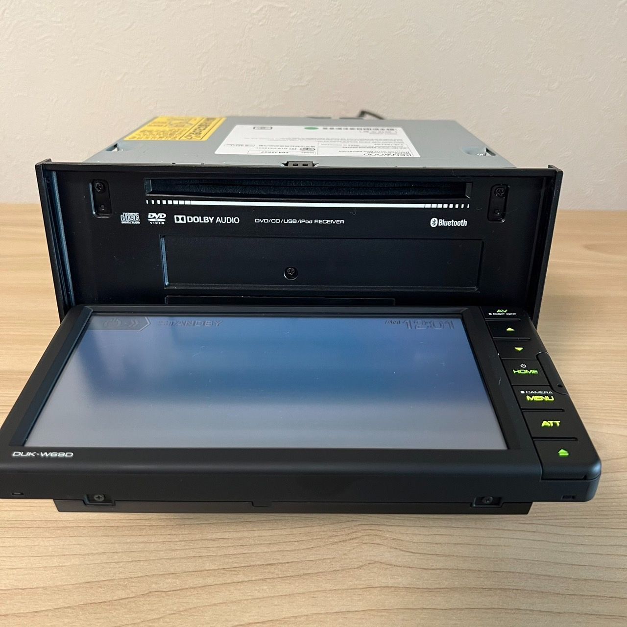 ダイハツ純正 ケンウッド製 DUK-W69D ディスプレイオーディオ DVD再生