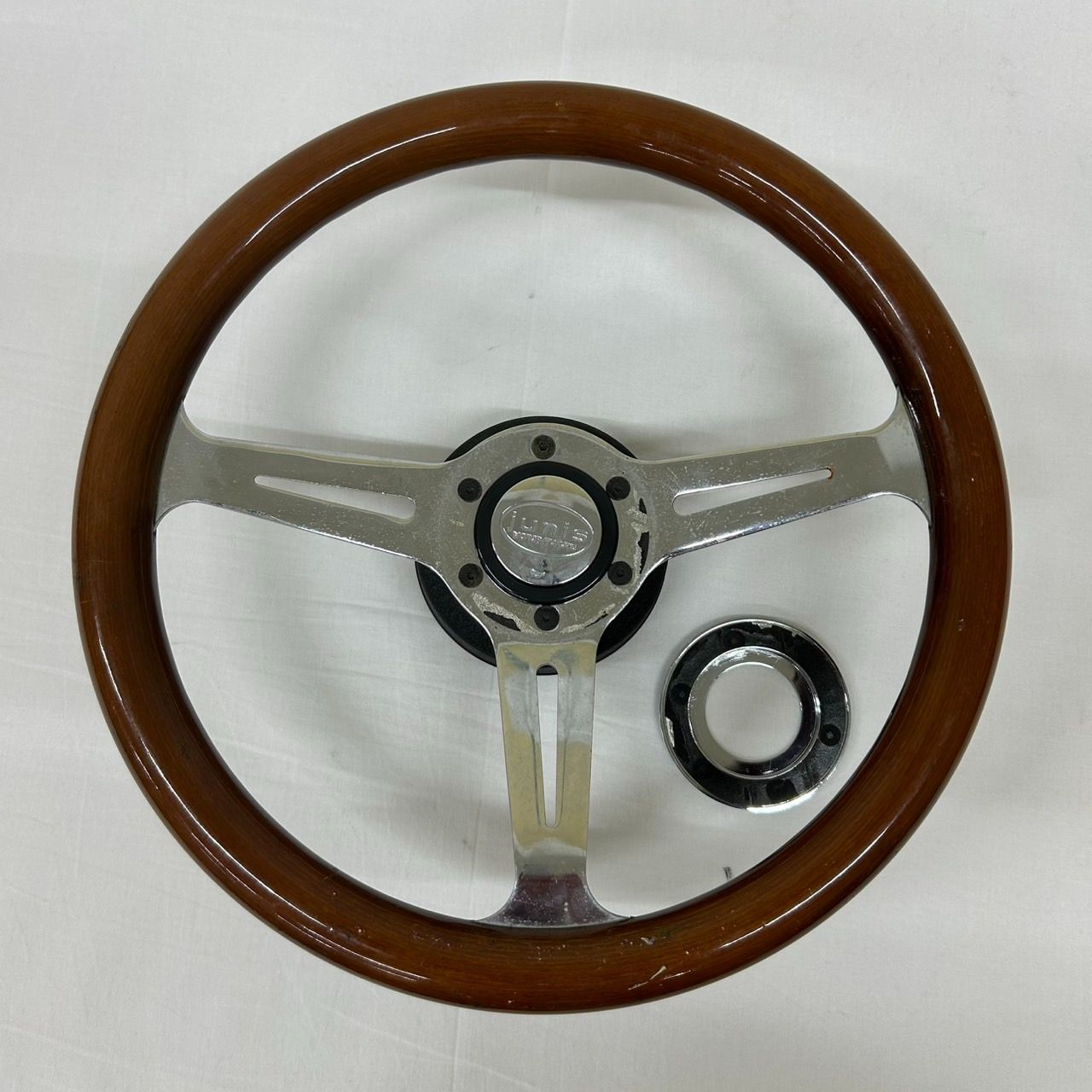 ホワイト ハンドル ステアリング junis ジャニス レトロ パーツ Yahoo
