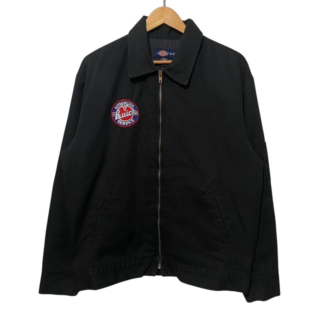 00s Dickies ワークジャケット ブルゾン 企業物 刺繍 裏地キルティング