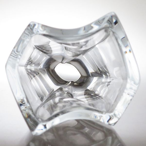 バカラ 花瓶 ○ ジベルニー ベース ヴェース 25cm クリスタル 少し訳