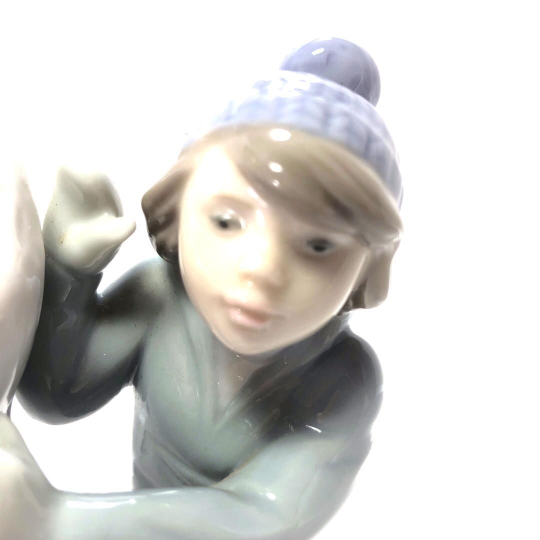 美品】LLADRO リヤドロ／スノーマン 雪だるま／5713／陶器／マルチ