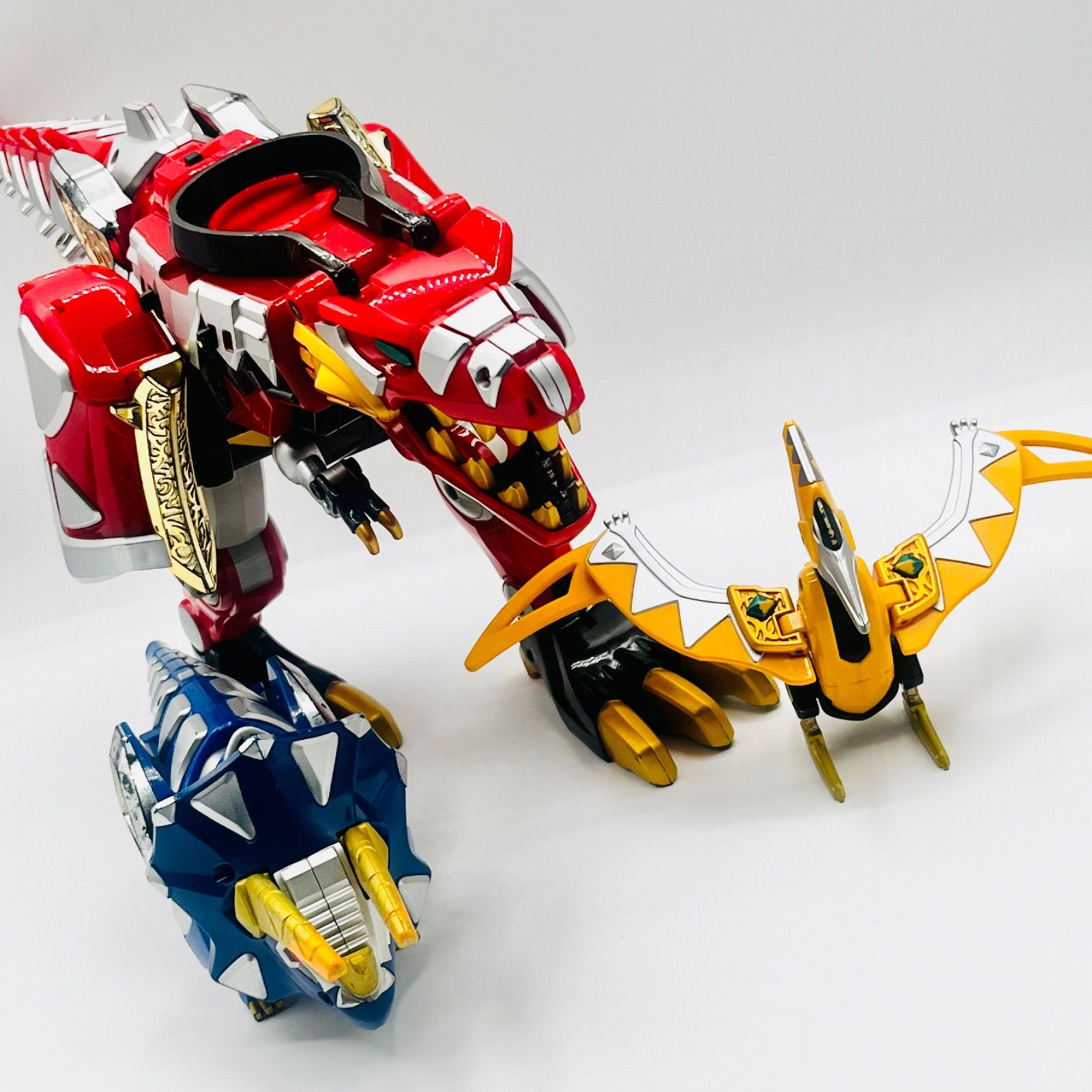 希少品】《ほぼ全形態写真有り》 DX爆竜合体 アバレンオー DX爆竜合体