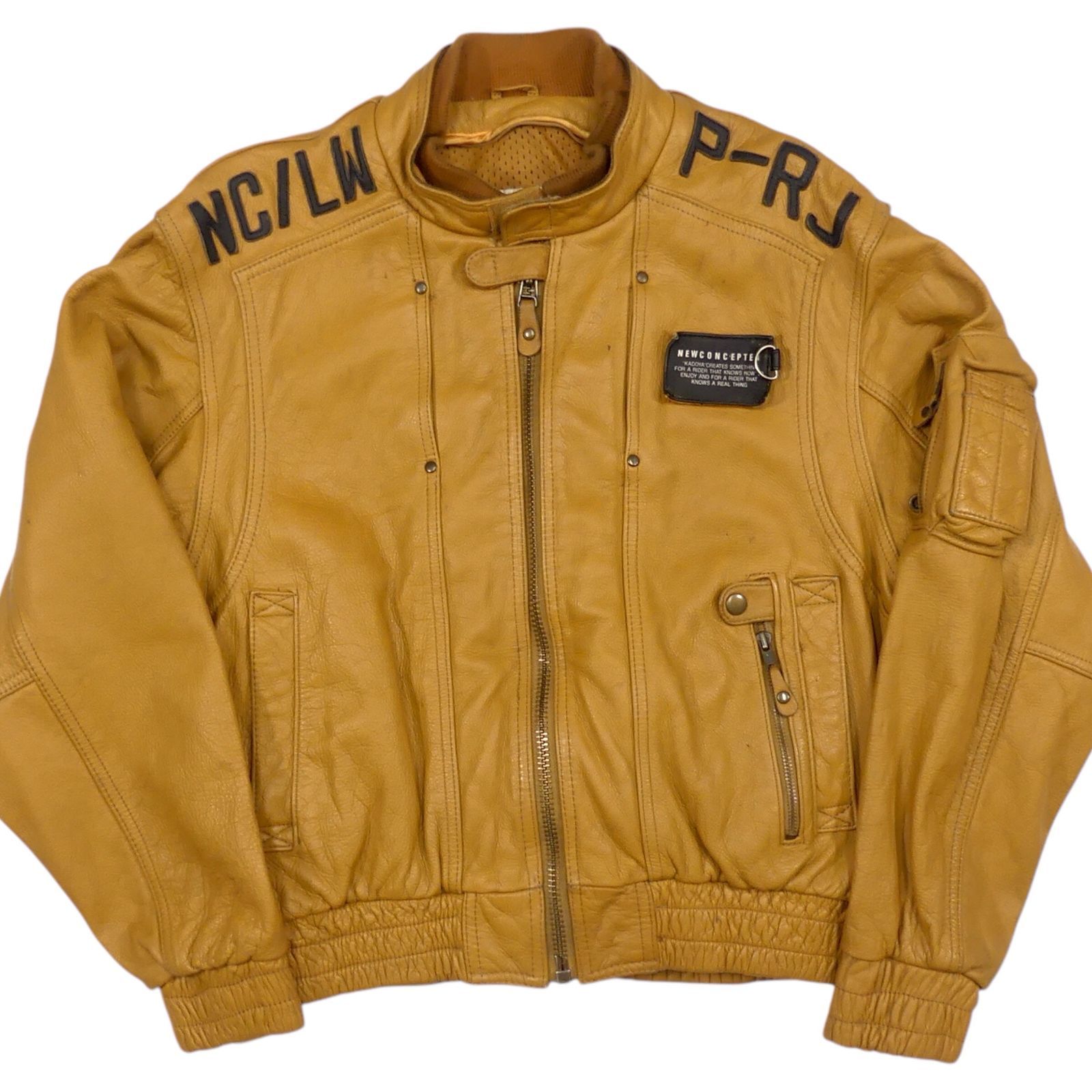 KADOYA カドヤ NEW CONCEPTER ライダース ジャケット M メッシュ 本革