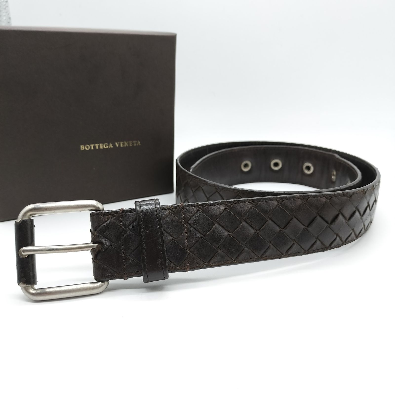 洗練された編み込みの美✨】 ボッテガ・ヴェネタ ベルト イントレ