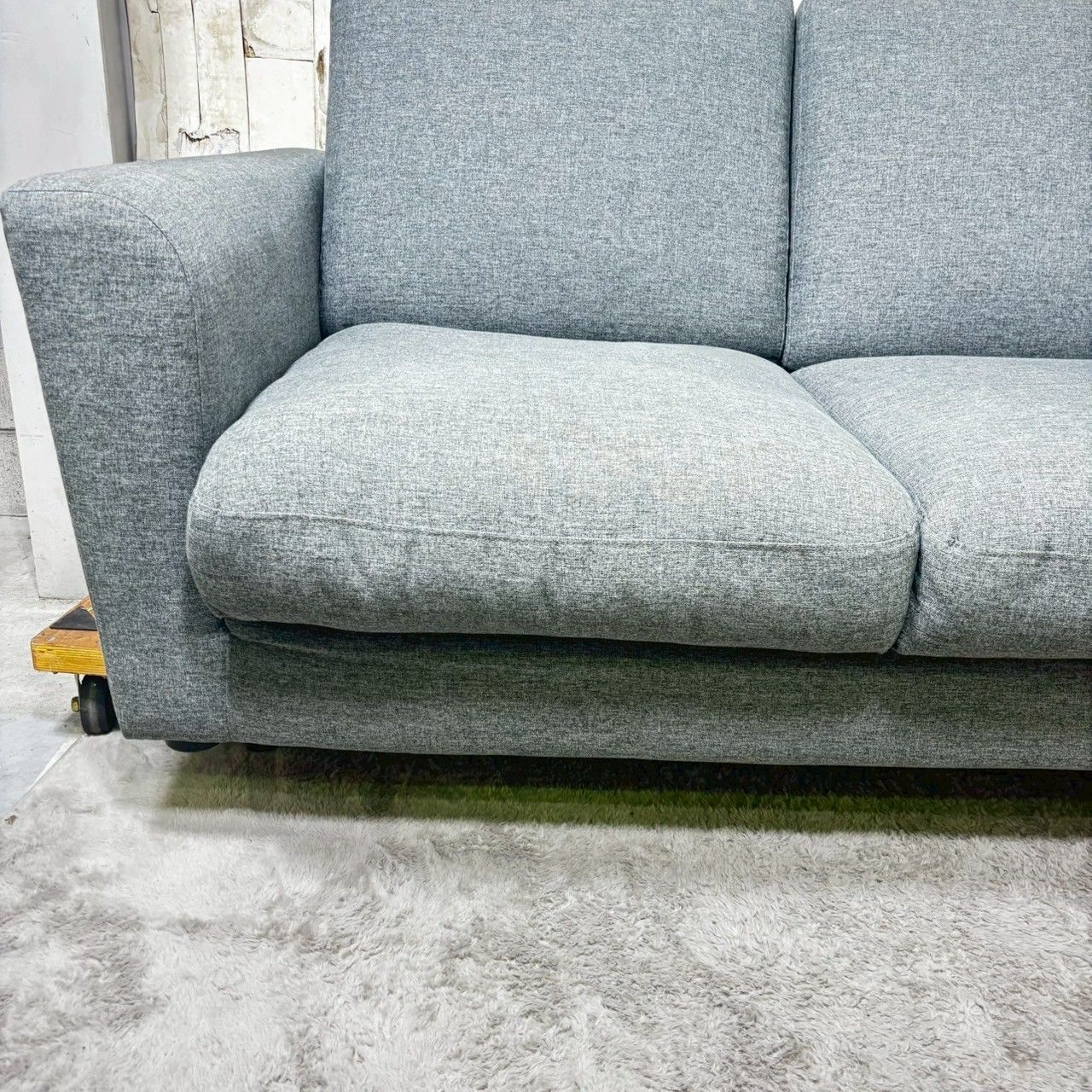 NITORI ニトリ コンパクト ソファベッド フォワードGY 2人掛け ソファ