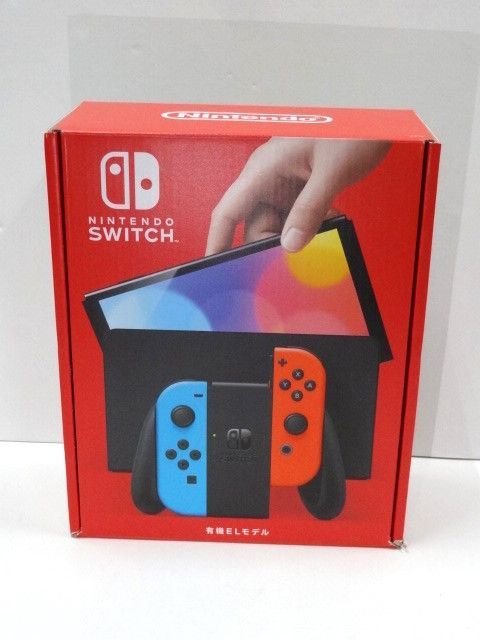 25.Nintendo Switch 有機ELモデル Joy-Con(L) ネオンブルー/(R) ネオン