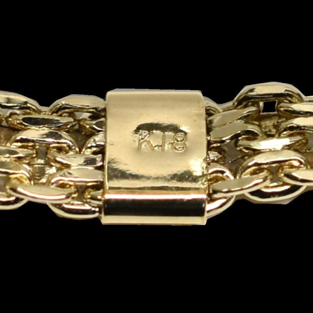 K18 18金 イエローゴールド ビスマルクチェーンリング 7～17号 - メルカリ