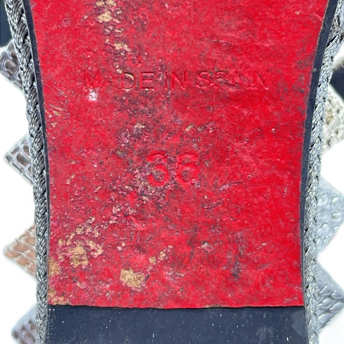 Christian Louboutin クリスチャンルブタン スタッズ ウェッジソール