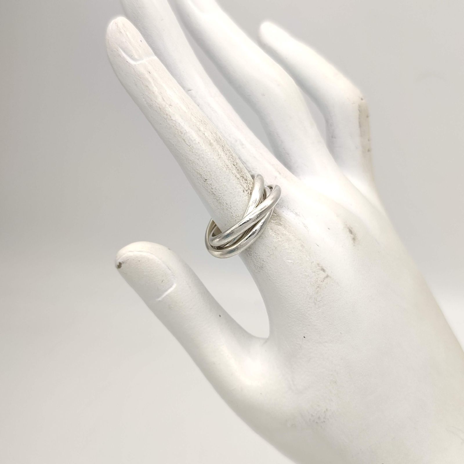 Tiffany ティファニー トリニティリング 3連 シルバー925 11号 - メルカリ