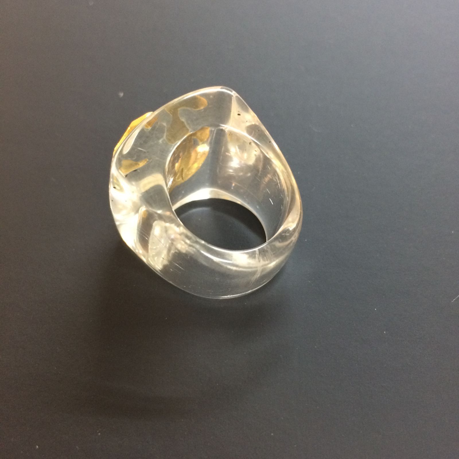 CHANEL シャネル ココマーク ゴールド クリア リング アクセサリー