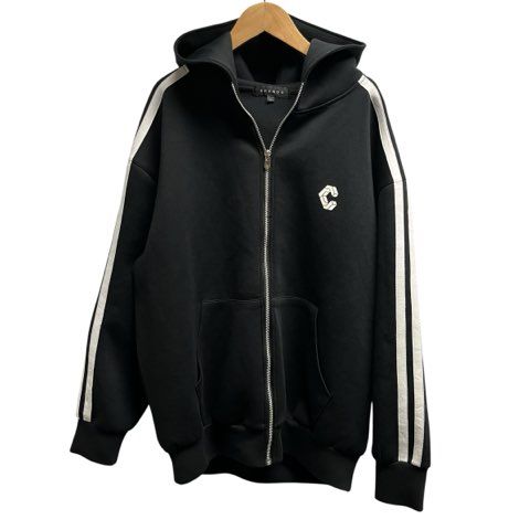 CRONOS クロノス 2LINE ZIP HOODIE ジップアップパーカー ロゴデザイン