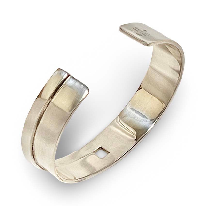 GUCCI シルバー GUCCI グッチ シルバー 925 オープン バングル