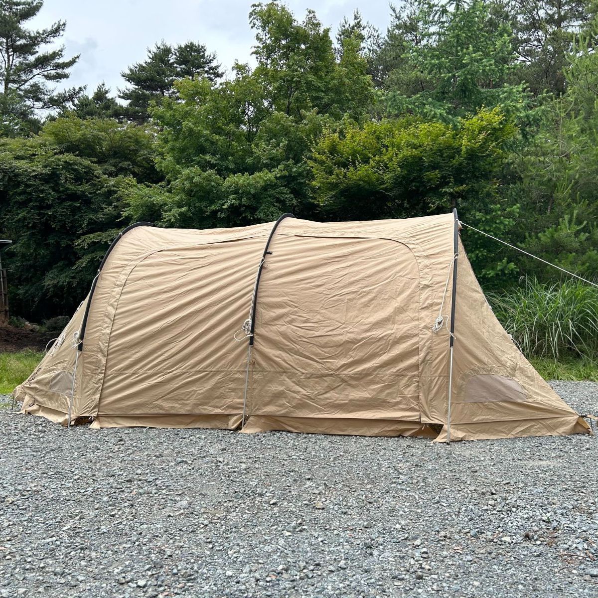 カマボコテントスラッシュ ベージュ タン ドーム型 キャンプテント