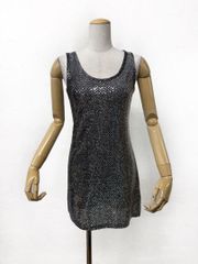 上級ラインストーン】新品 社交ダンス 黒 ピンクプリントカットソー