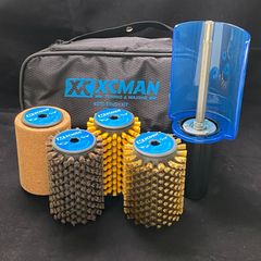 ロトブラシ2点（ブロンズ、コルク）、シャフトハンドル ロトブラシ2点