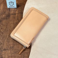 ブライドルレザー メンズ 長財布 ダブルファスナー ダブルジップ