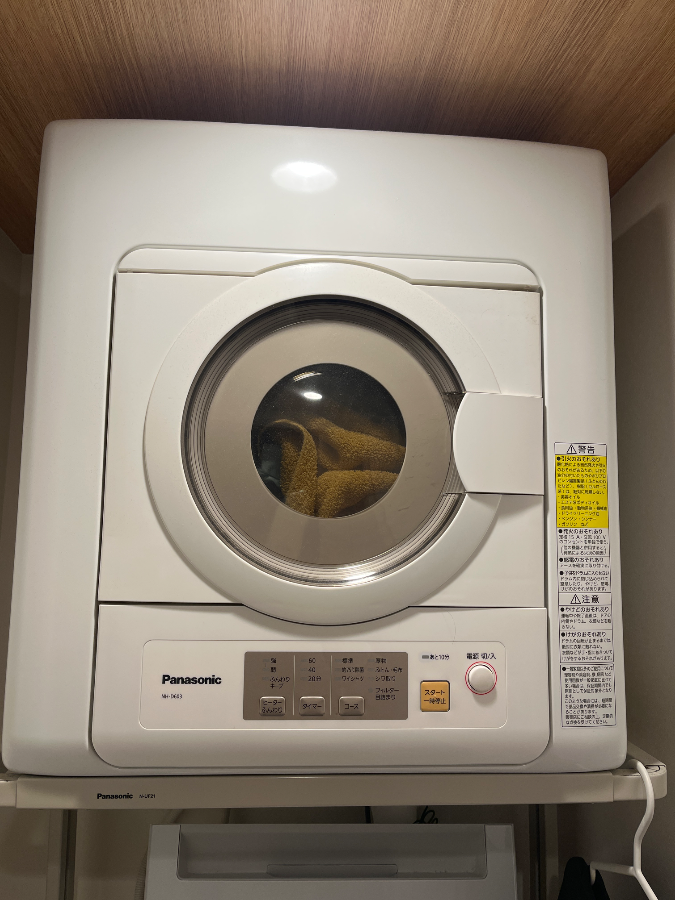 Panasonicドラム式電気乾燥機 NH-D603 2023年製 スタンド付き 概要