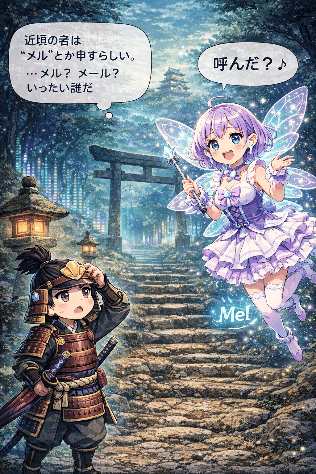 なぜなぜシリーズ】新キャラ爆誕！！メルスケールの妖精メルちゃん