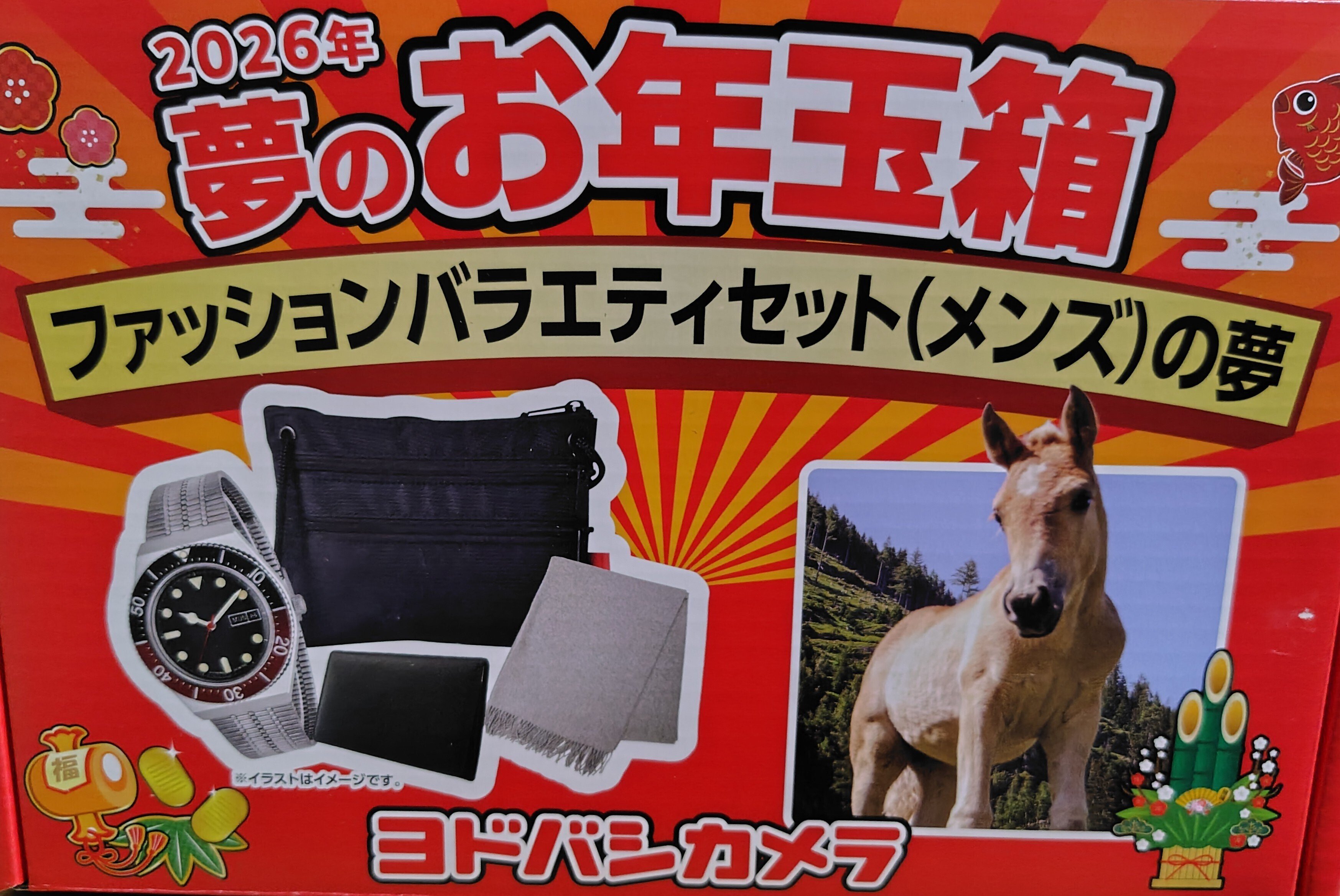 ヨドバシカメラ2026福袋 ファッションバラエティセット（メンズ）の夢