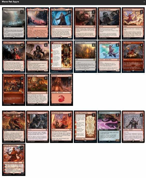 MTG:スタンダード 赤単ミッドレンジ デッキガイド｜カモリキ