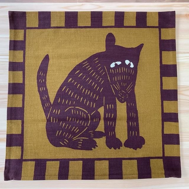 柚木沙弥郎さんのクッションカバー｜masudaen1951