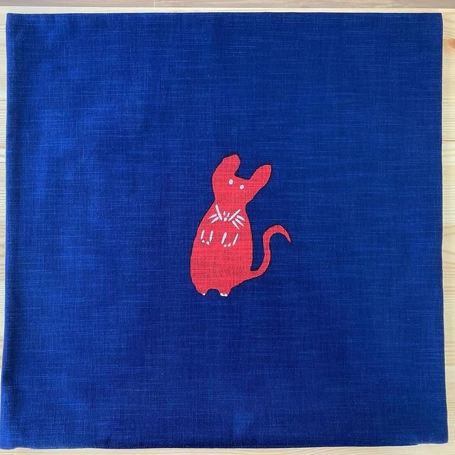 柚木沙弥郎さんのクッションカバー｜masudaen1951