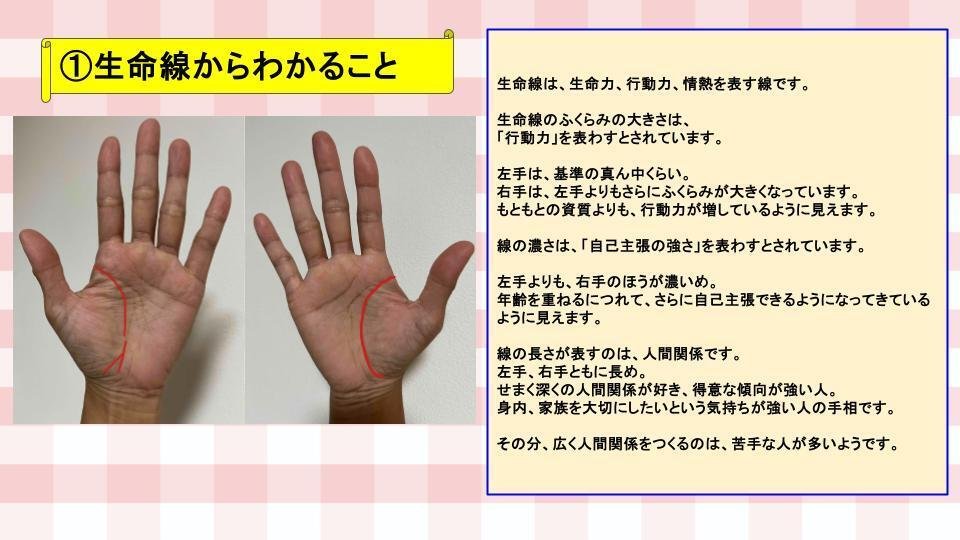 手相鑑定書（有料）のサンプル紹介③｜東赳弘(ひがしたけひろ)／東志醒