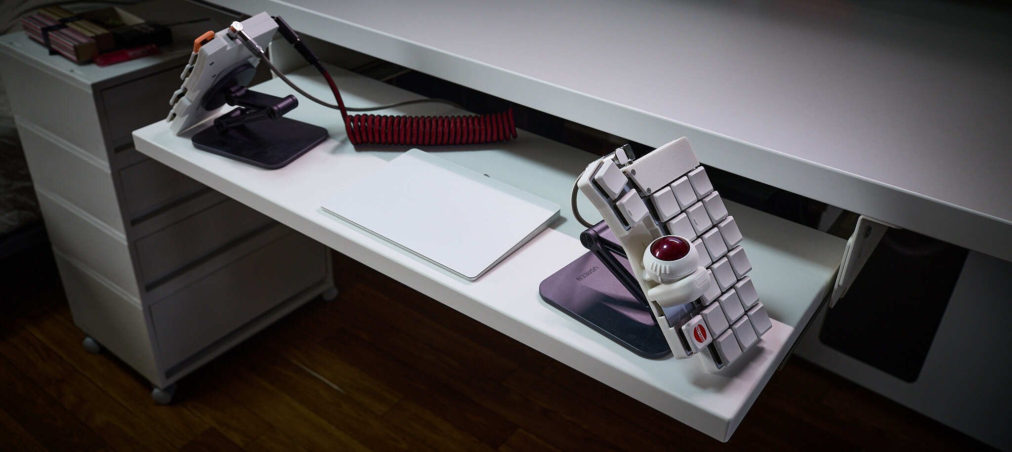 Preducts POLAR ワイドモデルが届いた #3 (キーボードトレイ編