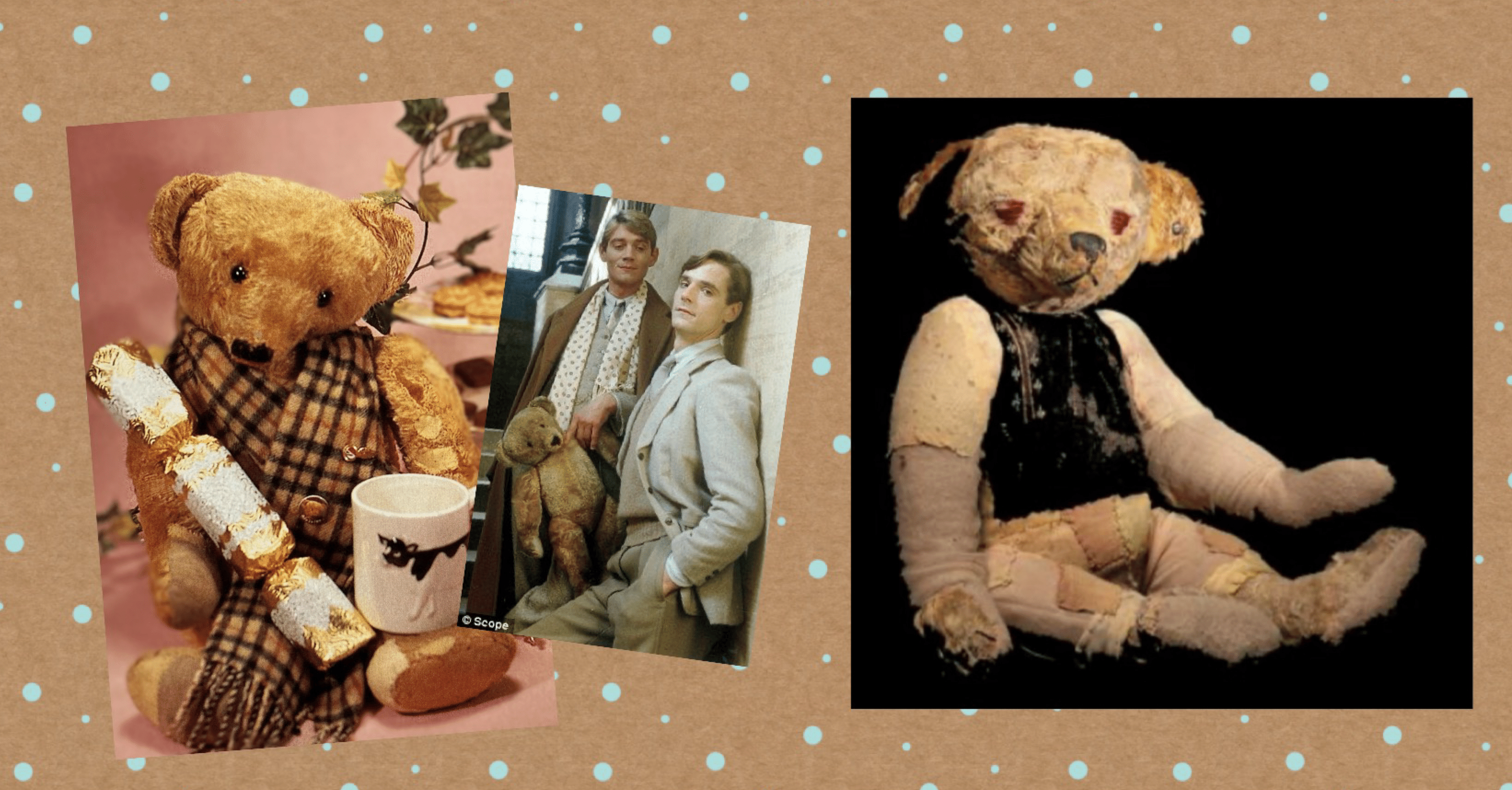 有名な2匹のアンティークベア🧸イギリス｜ぼくはくま