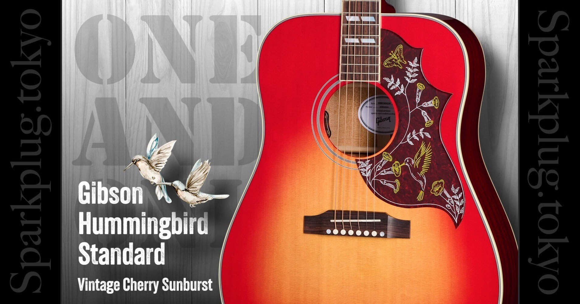 王道カラーもあるぞ！圧倒的な魅力を放つ、ギブソン「ハミングバード