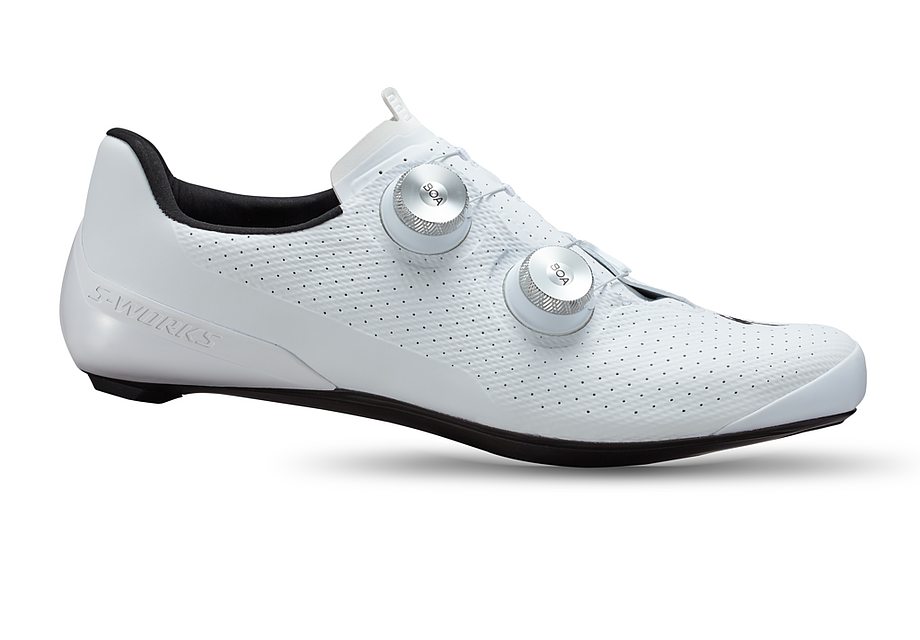 S-WORKS TORCH ROAD SHOES WHT 44(44 (28.3cm) ホワイト): シューズ