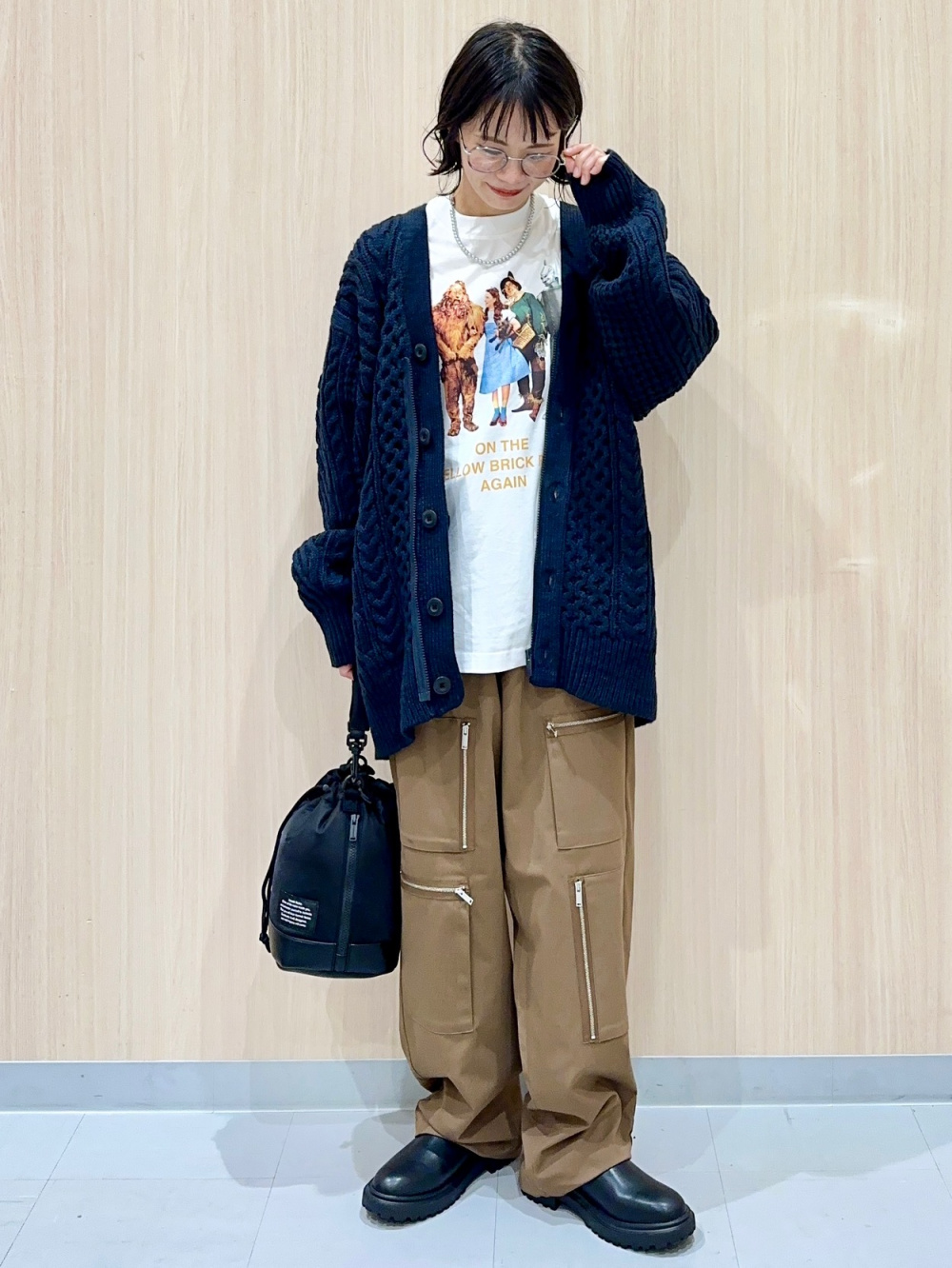 ジップポケットシャツ UNDERCOVER(セットアップ可能)、ジップポケット