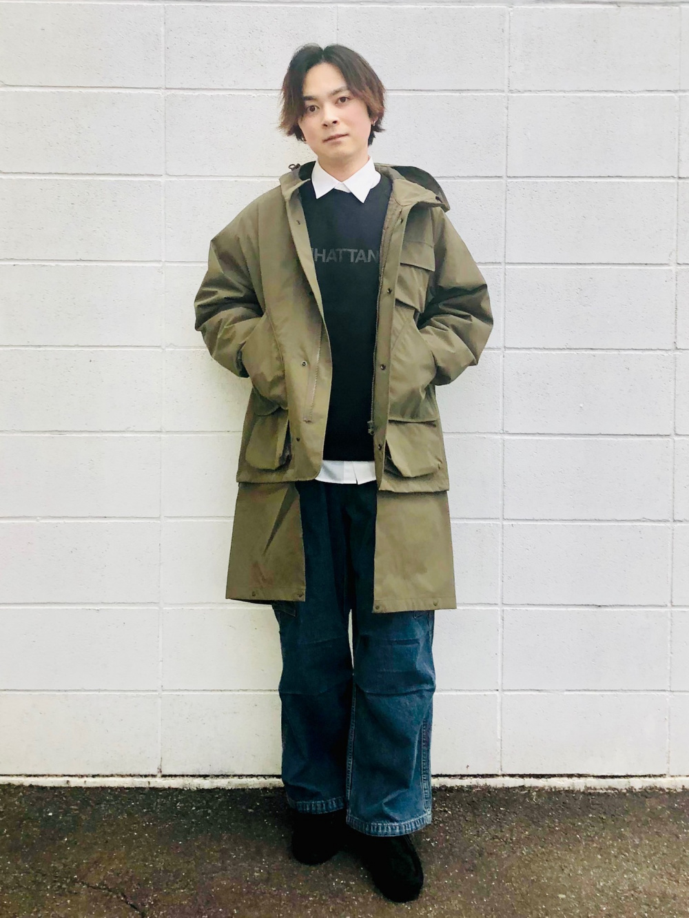 ヘビーウェイトスウェットプルオーバー ENGINEERED GARMENTS、パデッド
