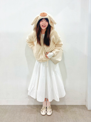 GU公式 | マシュマロフィールフルジップパーカ Sanrio characters