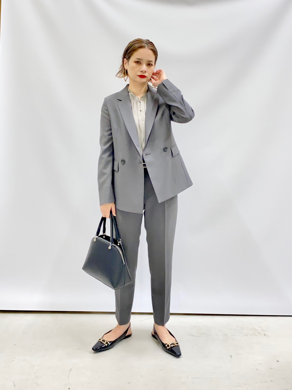 プレミアムオックスダブルジャケット、プレミアムオックステーパード