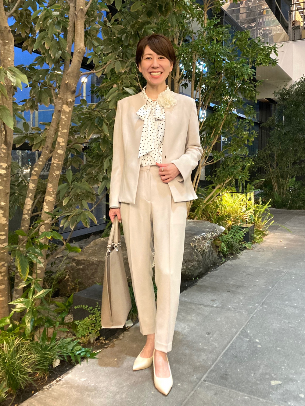 プレミアムオックスカラーレスジャケット、プレミアムオックスワイド