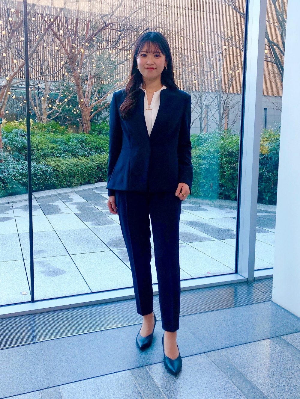 2025年モデル トリアセブレンドペプラムジャケット、トリアセブレンド