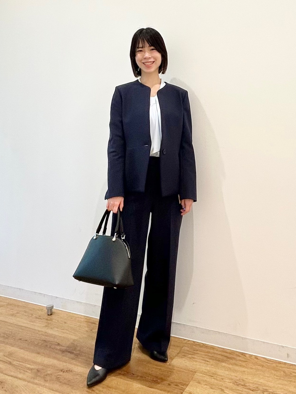 2025年モデル トリアセブレンドペプラムジャケット、トリアセブレンド