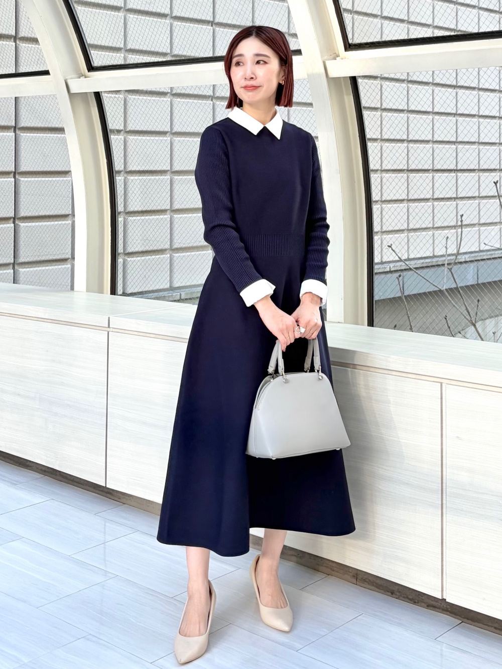 プレミアムオックスカラーレスジャケット、ワイドパンツ（リネン