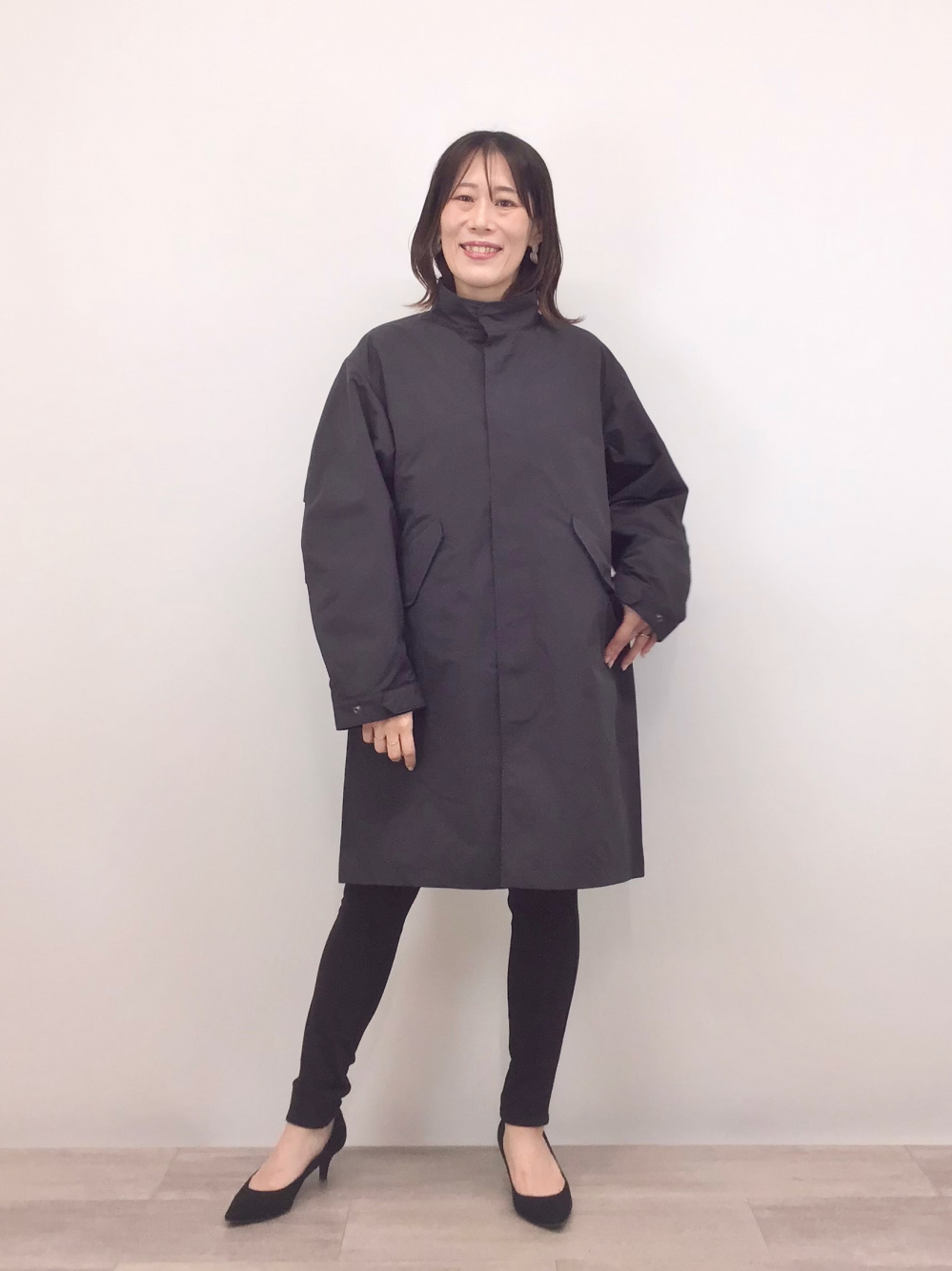 ウィンドプルーフ2WAYコート、ヒートテックウルトラストレッチレギンス