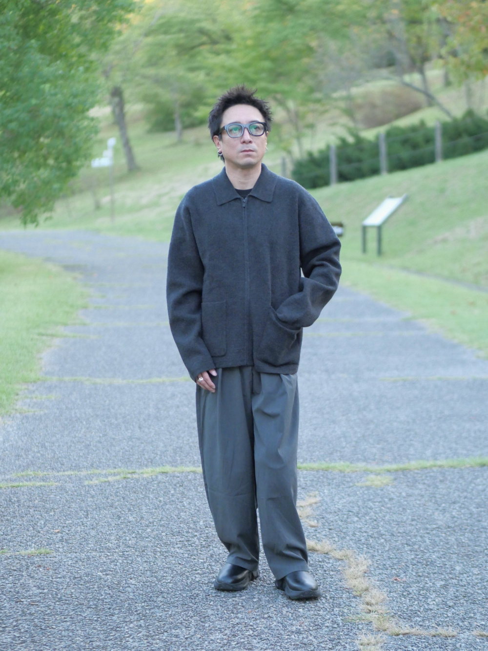 ニットフルジップジャケット」の着用コーディネート| ユニクロ公式