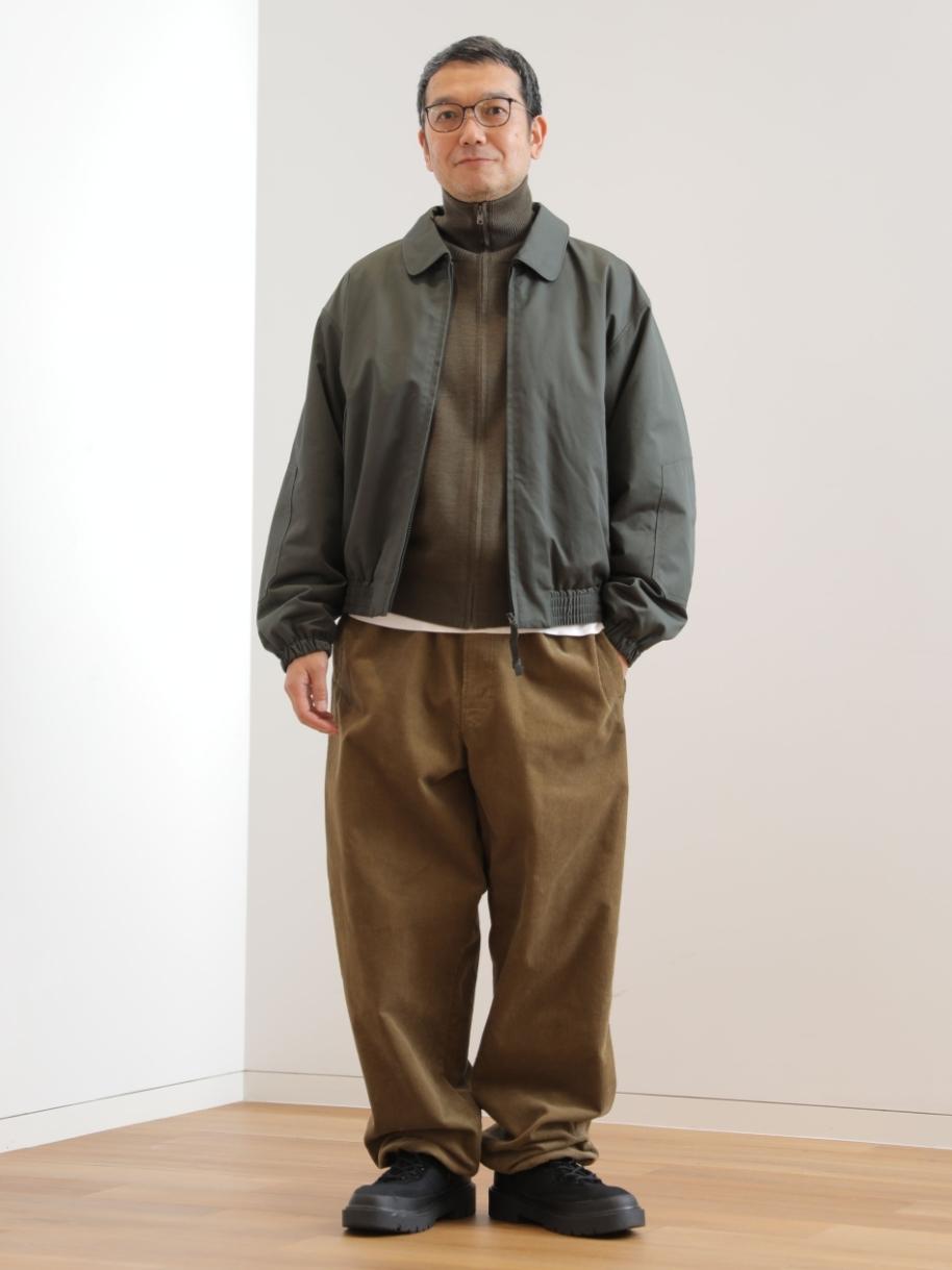 パフテックショートブルゾン、ダブルフェイスフルジップジャケット」の