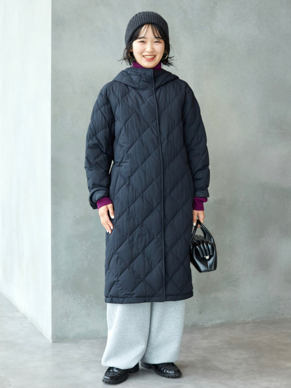 パフテックロングコートリラックスフィット」のレディースの