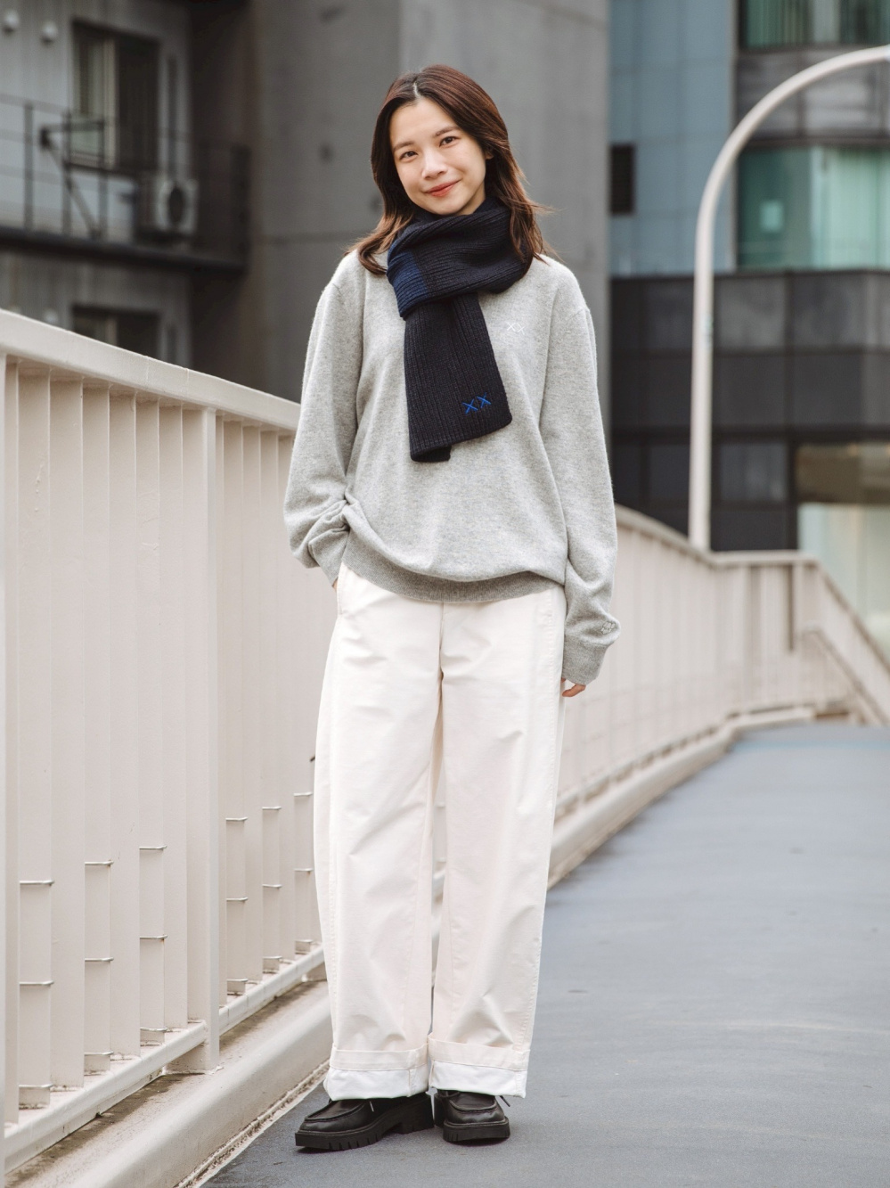 フレアスコート、カウズ ウィンター ヒートテックニットマフラー」の