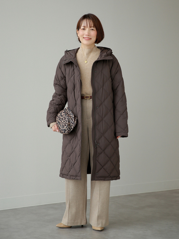 パフテックロングコートリラックスフィット」のレディースの