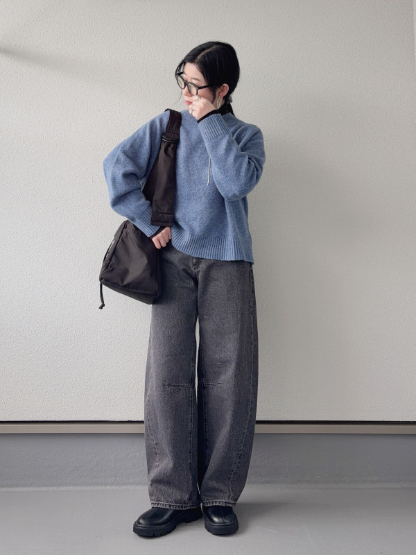 感動ダブルジャケットリラックスフィット、感動タックワイドパンツ」の